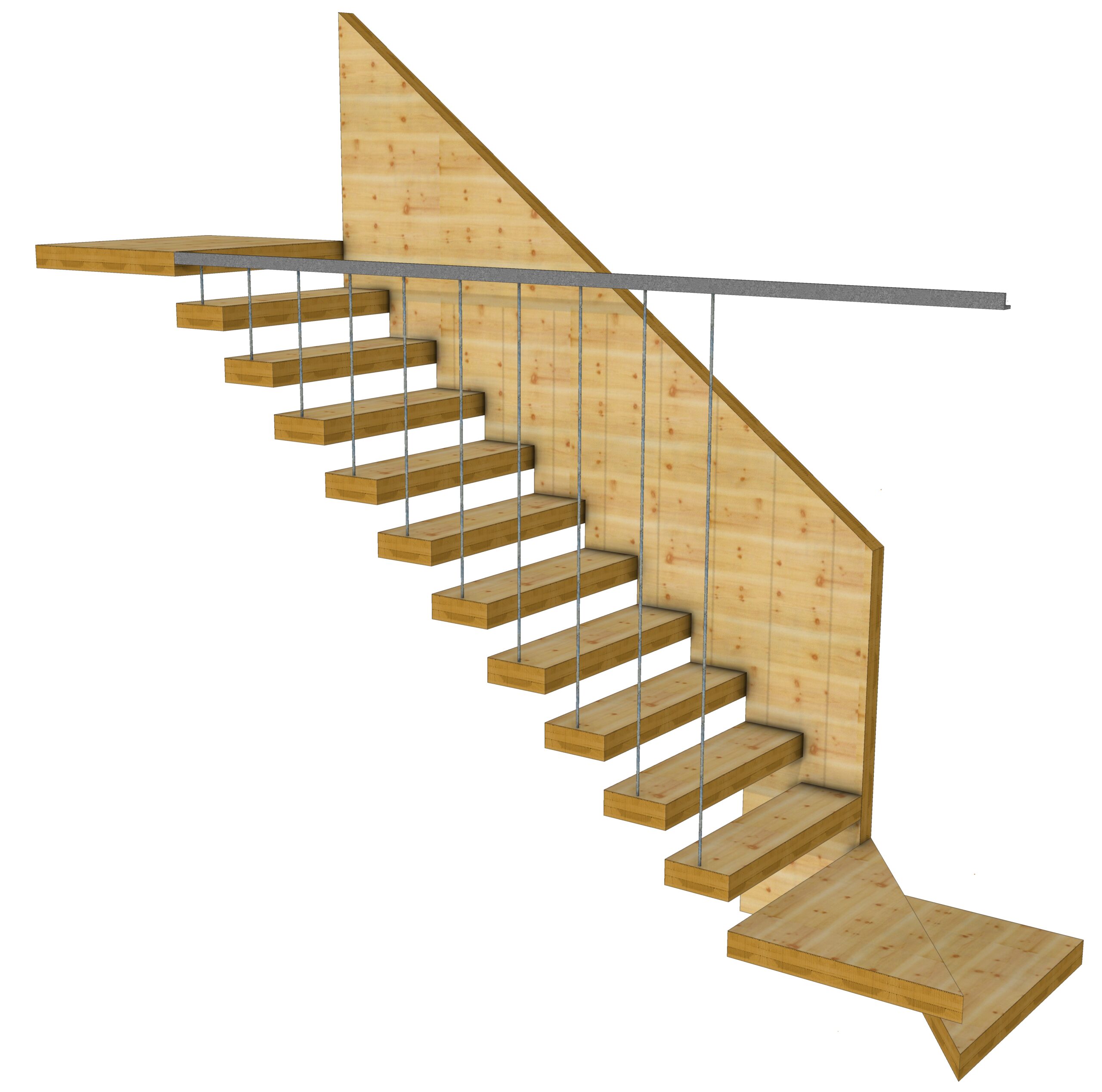 escalera en madera